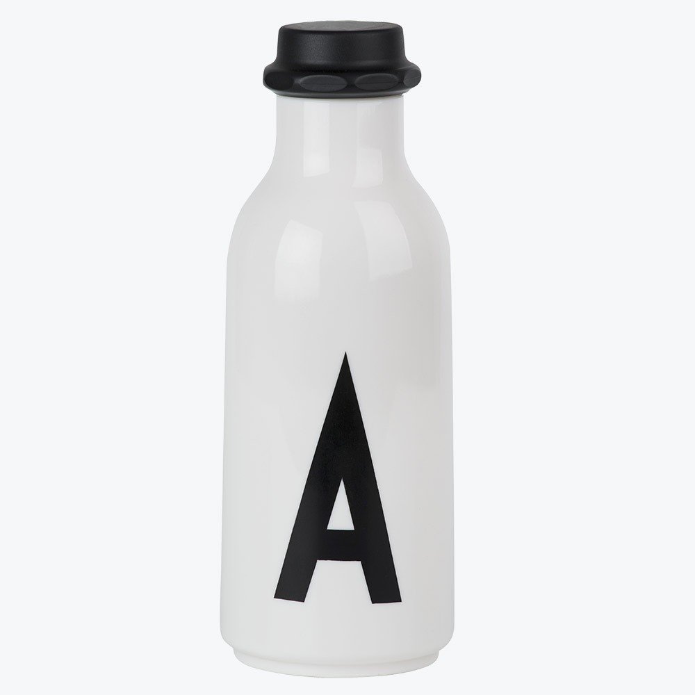 design letters personalized water bottle waterfles a-z