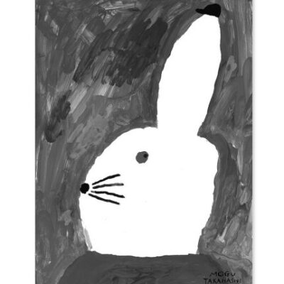 fine little day rabbit with small hat poster 50 x 70 cm