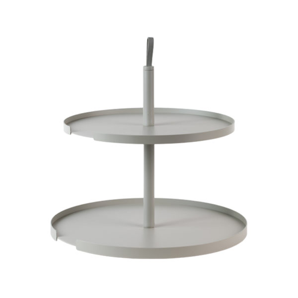 etagere cake stand tortenstand 2 level bone lichtgrijs grijs grey keukenaccessoires design bite
