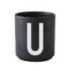 design letters favourite favorite cup beker mok black zwart U tykky keuken servies accessoires woonaccessoires