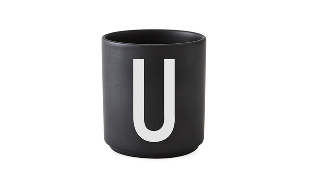 design letters favourite favorite cup beker mok black zwart U tykky keuken servies accessoires woonaccessoires