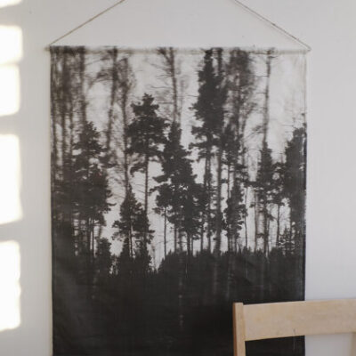 fine little day forest wall hanging 80 x 100 cm tykky wandkleed kinderkamer slaapkamer scandinavische woonaccessoires