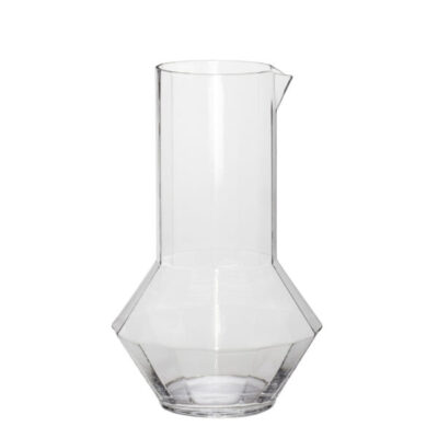 Hubsch hübsch Interior jug glass clear karaf glas karaffe krug tykky keuken accessoires