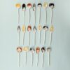 saara kaatra porcelain uniek design spoon lepel löffel faces gezicht gesicht tykky