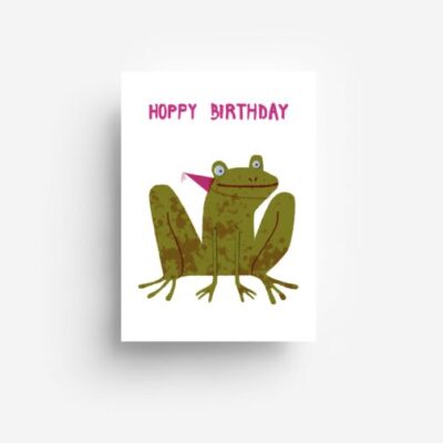 postcard ansichtkaart kaart card frog jungwiealt tykky
