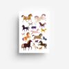 postcard ansichtkaart kaart card horses jungwiealt tykky
