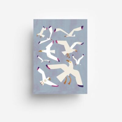 postcard ansichtkaart kaart card seagulls jungwiealt tykky