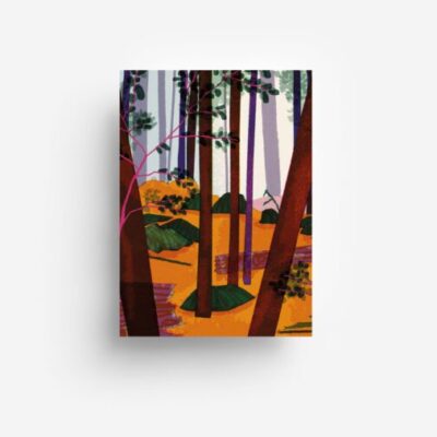 postcard ansichtkaart kaart card trees jungwiealt tykky