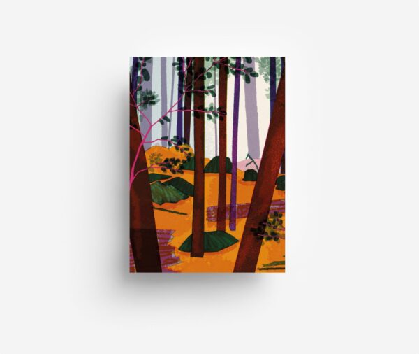 postcard ansichtkaart kaart card trees jungwiealt tykky