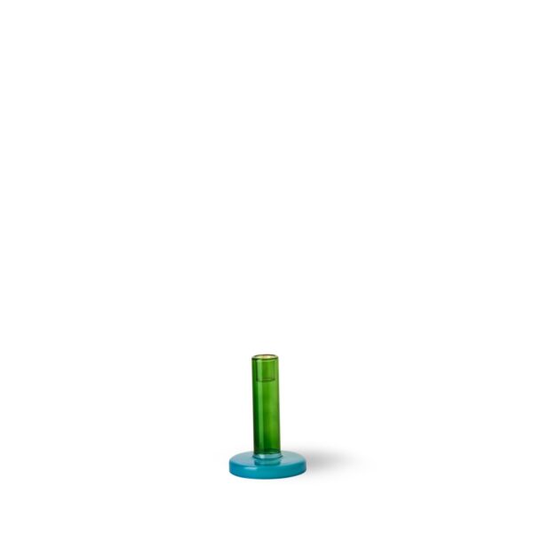 kandelaar candle holder bole medium blue green
