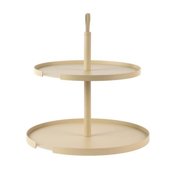 cake stand 2 levels latte etagere