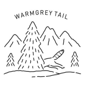 warmgrey tail santokki tykky logo