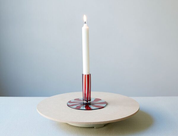 Navet Sthlm Canna Candle Holder Stick Red Blue Tykky