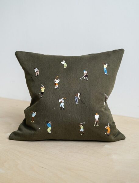 golfers cushion cover 50 x 50 cm fine little day home textile