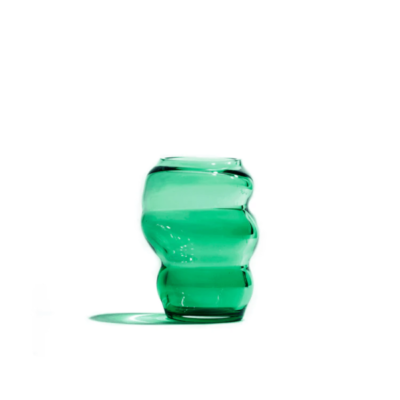 muse vase S emerald vaas groen glas fundamental berlin tykky design woonaccessoires