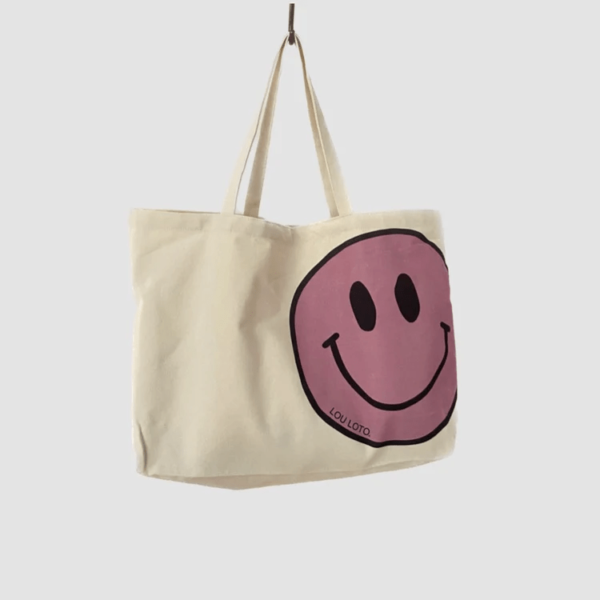 shopper shopping bag smiley lou loto tykky moederdag cadeau