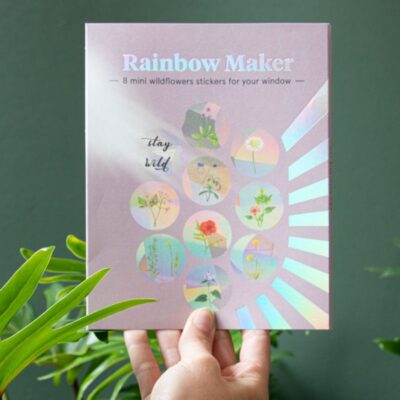 rainbow maker stickers stay wild 8 mini stickers botanopia tykky create your own rainbow