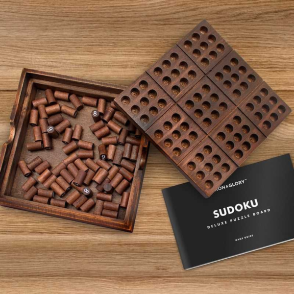 Sudoku houten bordspel speelplezier voor het hele gezin