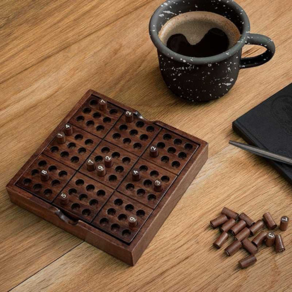 Sudoku houten bordspel speelplezier bijzonder cadeau onder 30 euro