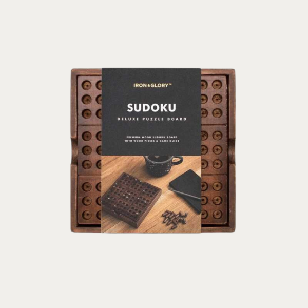 Sudoku houten bordspel gezelschapsspel luxe editie